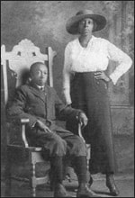Rebecca Scott Smith with her son Lewis